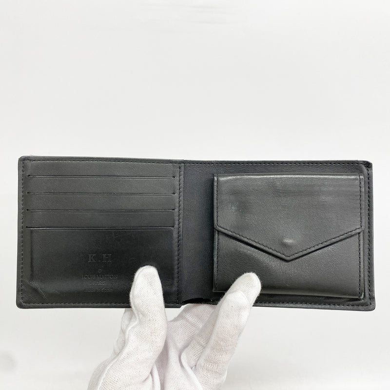 【6hd4246-k】ルイヴィトン 財布 ダミエ･アンフィニ ポルトフォイユマルコNM N63334 オニキス【中古】メンズ