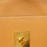 【6hd4249】エルメス ハンドバッグ バーキン40 クシュベル ナチュラル ゴールド金具 □J刻印【中古】レディース