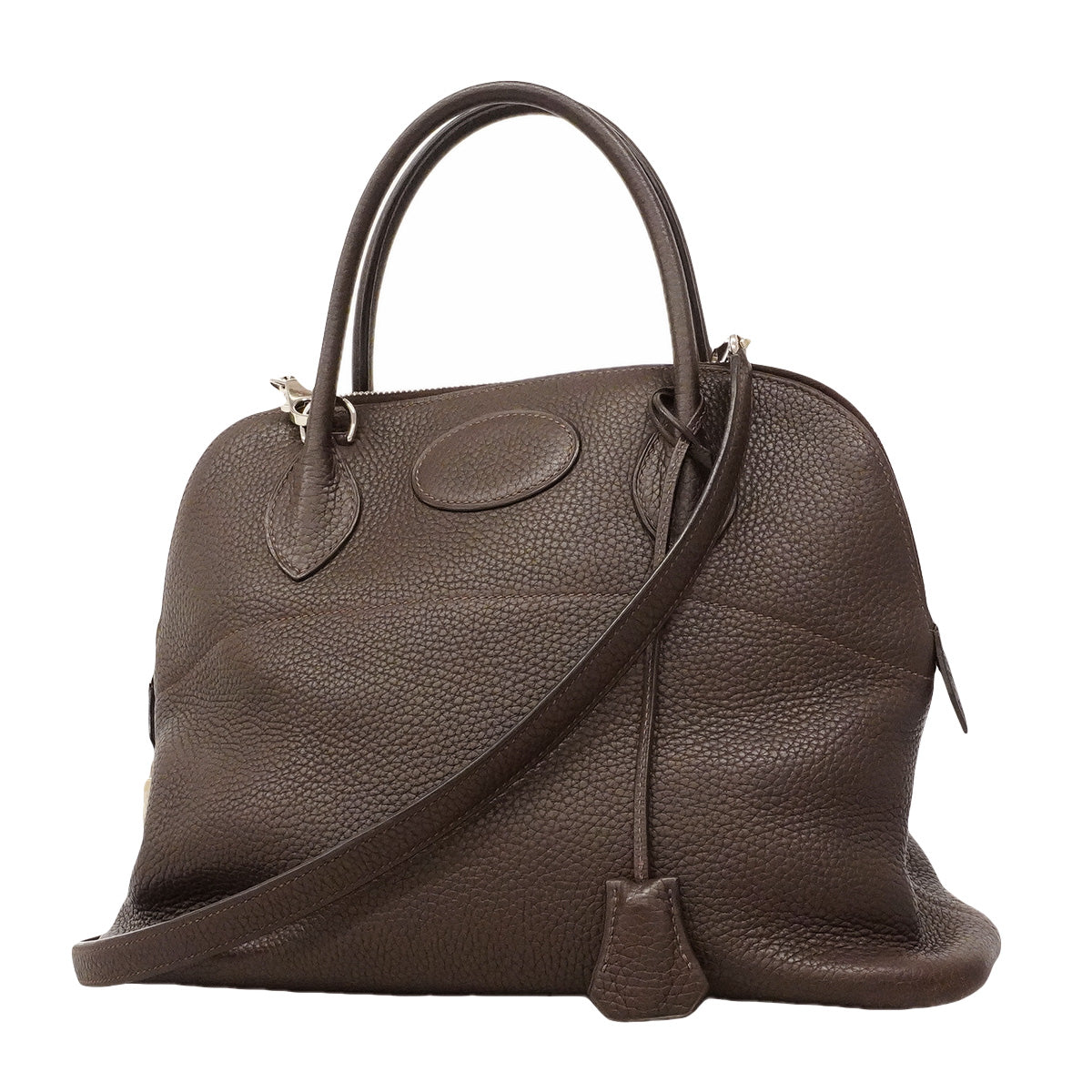 【6hd4251】エルメス ハンドバッグ ボリード31 トリヨンクレマンス エベーヌ シルバー金具 □J刻印 2wayバッグ【中古】レディース
