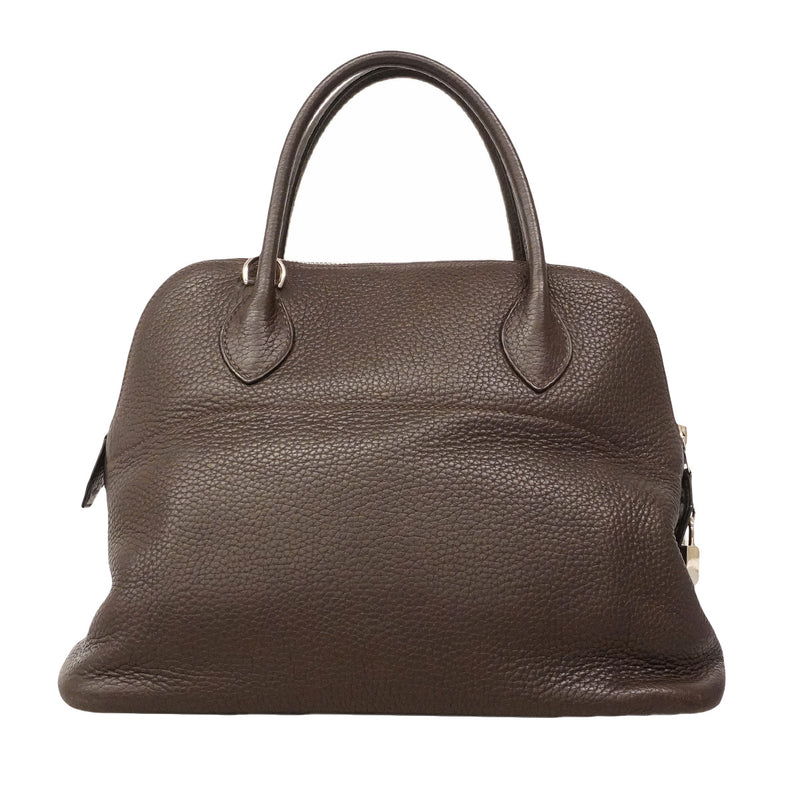 【6hd4251】エルメス ハンドバッグ ボリード31 トリヨンクレマンス エベーヌ シルバー金具 □J刻印 2wayバッグ【中古】レディース