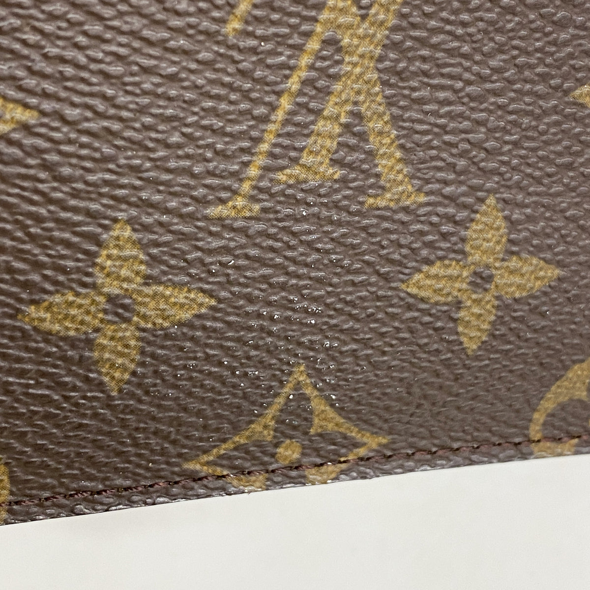 【6hd4259】ルイヴィトン カードケース モノグラム ポルト2カルトヴェルティカル M60533 ブラウン【中古】メンズ レディース ユニセックス