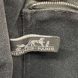 【6hd4273】エルメス ハンドバッグ フールトゥPM キャンバス ブラック シルバー金具【中古】レディース