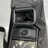 【6hd4280】ルイヴィトン ショルダーバッグ モノグラム ギャラクシー アルファメッセンジャー M44165 ブラック【中古】メンズ