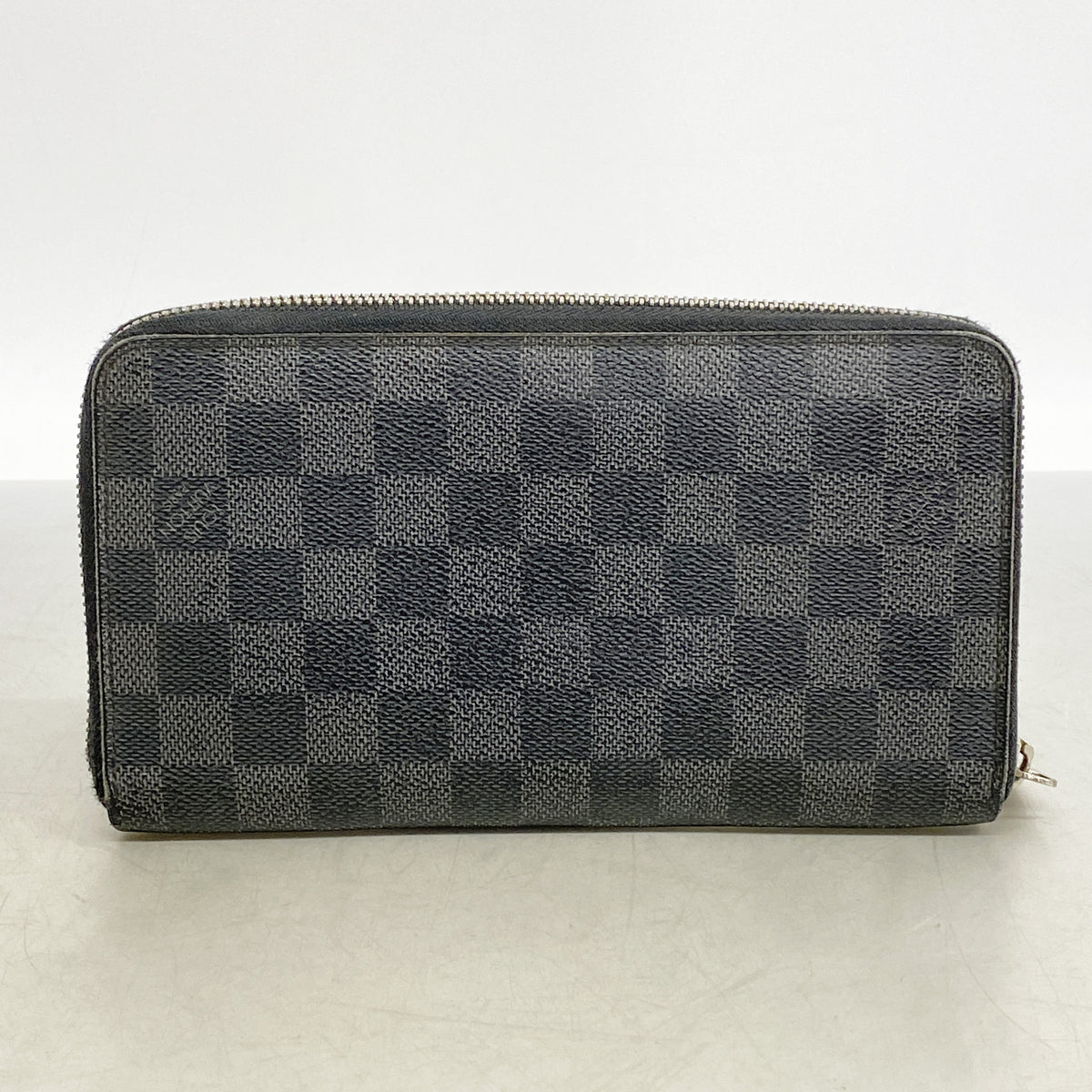 【6hd4290】ルイヴィトン 長財布 ダミエ・グラフィット ジッピーオーガナイザー N63077 ブラック【中古】メンズ