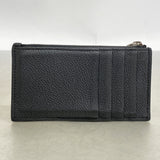 【6hd4295】クリスチャンディオール コインケース レザー ブラック シルバー金具【中古】メンズ