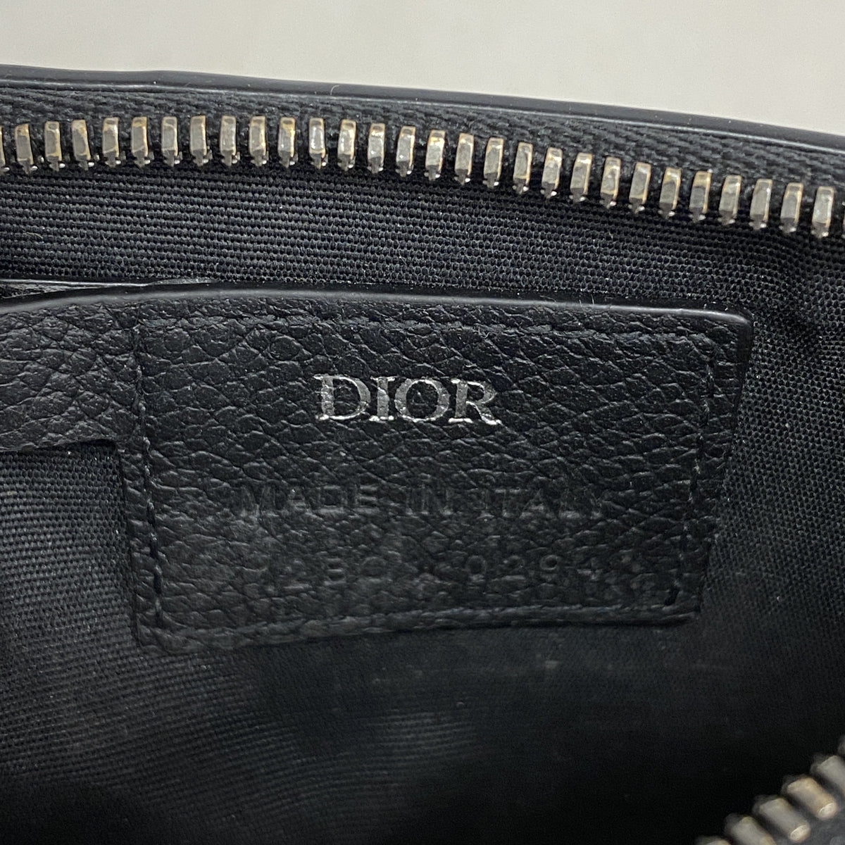 【6hd4295】クリスチャンディオール コインケース レザー ブラック シルバー金具【中古】メンズ