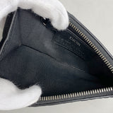 【6hd4295】クリスチャンディオール コインケース レザー ブラック シルバー金具【中古】メンズ