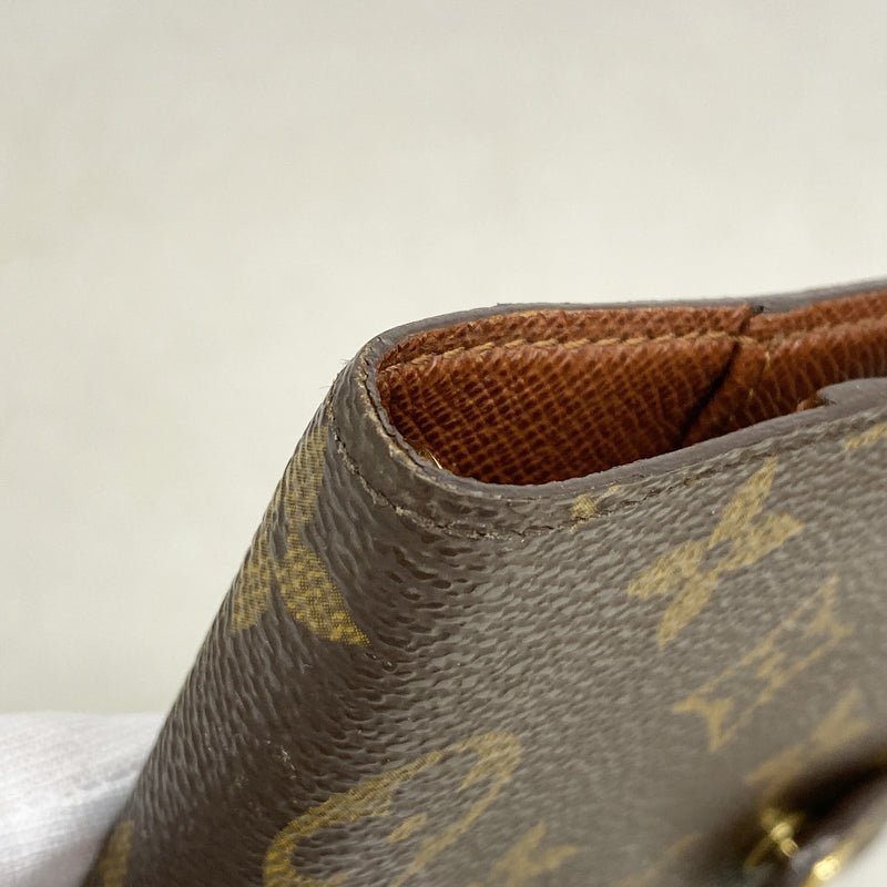 【6hd4311】ルイヴィトン 手帳カバー モノグラム アジェンダPM R20005 ブラウン【中古】メンズ レディース ユニセックス