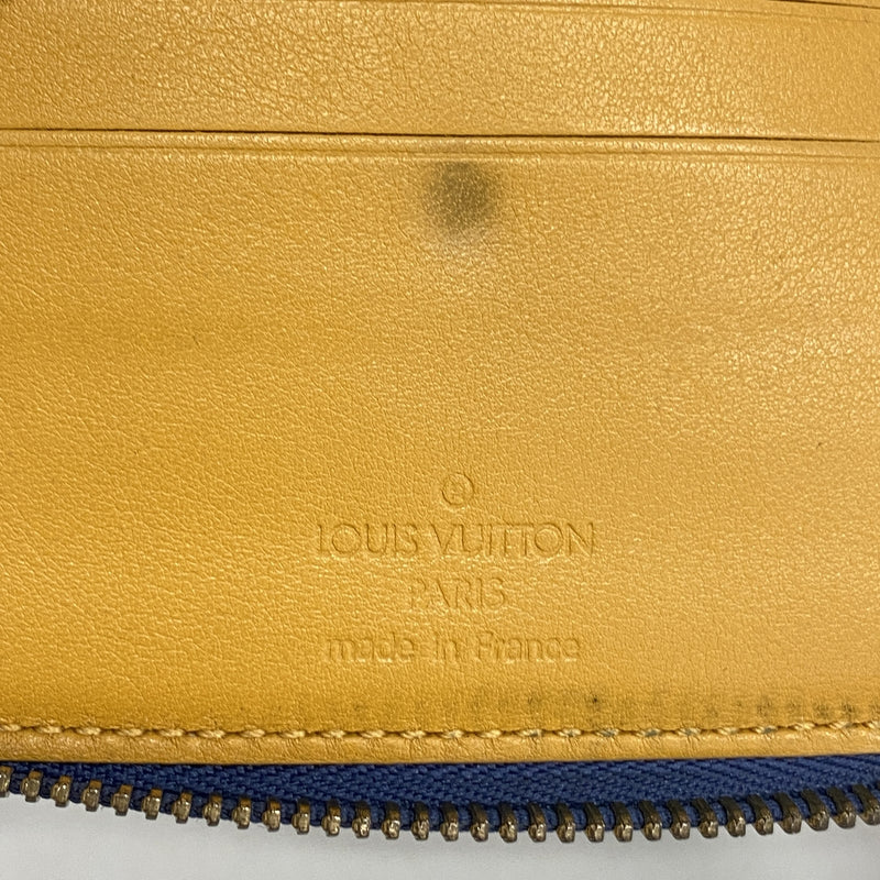 【6hd4322】ルイヴィトン 財布 モノグラム・デニム ミニジッピー M95342 ブルー【中古】レディース