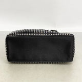 【6hd4324】セリーヌ ハンドバッグ ブギーバッグ サテン ブラック シルバー金具【中古】レディース