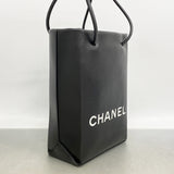 【6hd4327】シャネル トートバッグ エッセンシャル レザー ブラック シルバー金具【中古】レディース