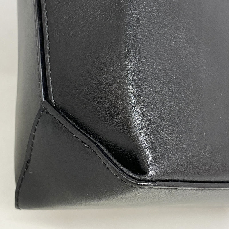 【6hd4327】シャネル トートバッグ エッセンシャル レザー ブラック シルバー金具【中古】レディース