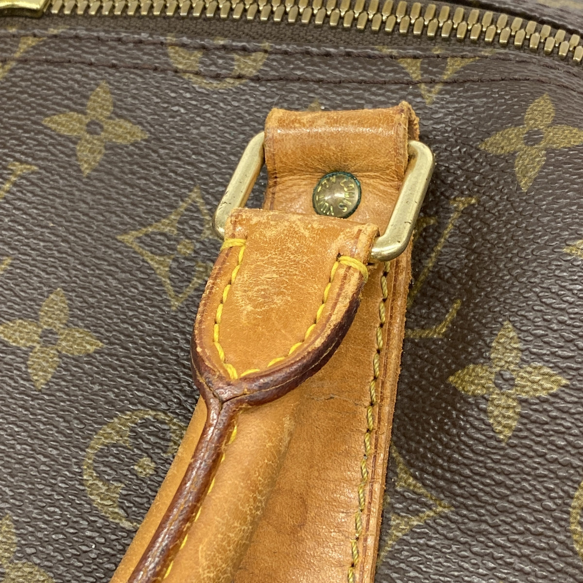 【6hd4348】ルイヴィトン ボストンバッグ モノグラム キーポル55 M41424 ブラウン【中古】レディース