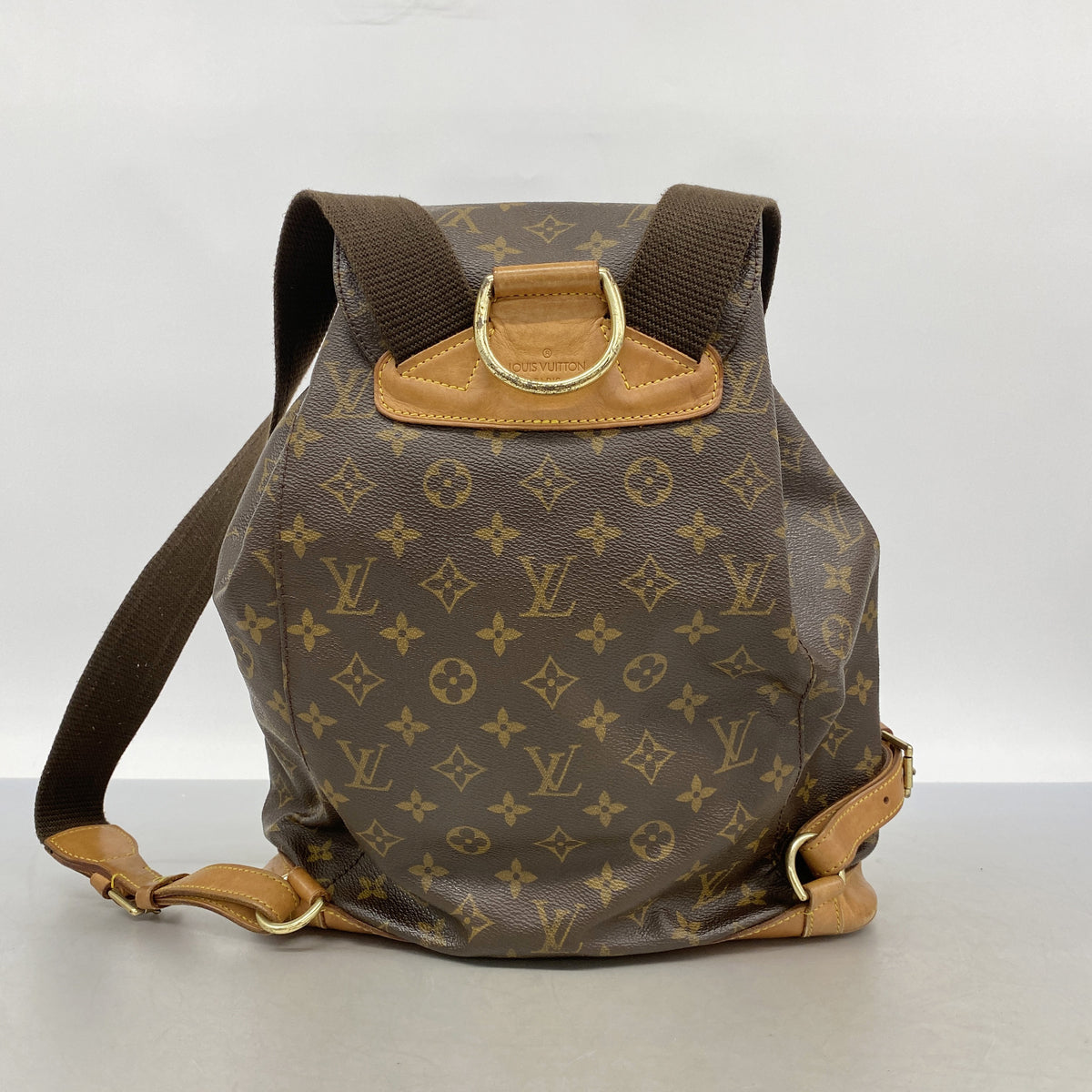 【6hd4349】ルイヴィトン リュック・デイパック モノグラム モンスリGM M51135 ブラウン【中古】レディース