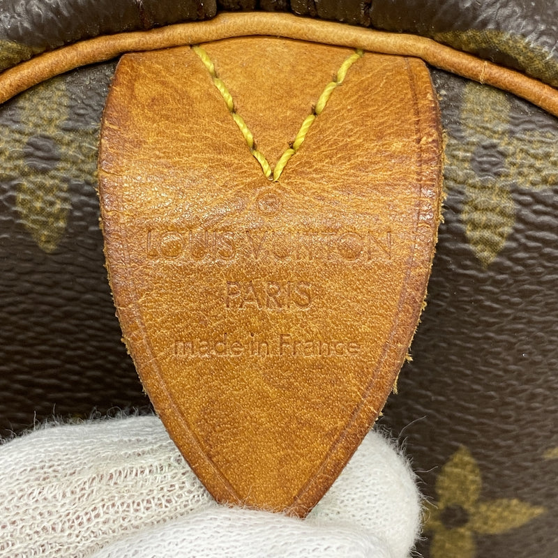 【6hd4352】ルイヴィトン ハンドバッグ モノグラム スピーディ30 M41108 ブラウン【中古】レディース