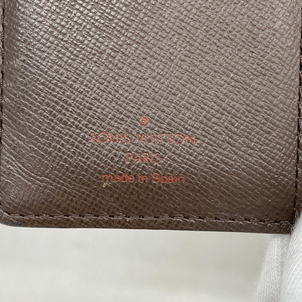 【6hd4356】ルイヴィトン 手帳カバー ダミエ アジェンダPM R20700 エベヌ【中古】メンズ レディース ユニセックス