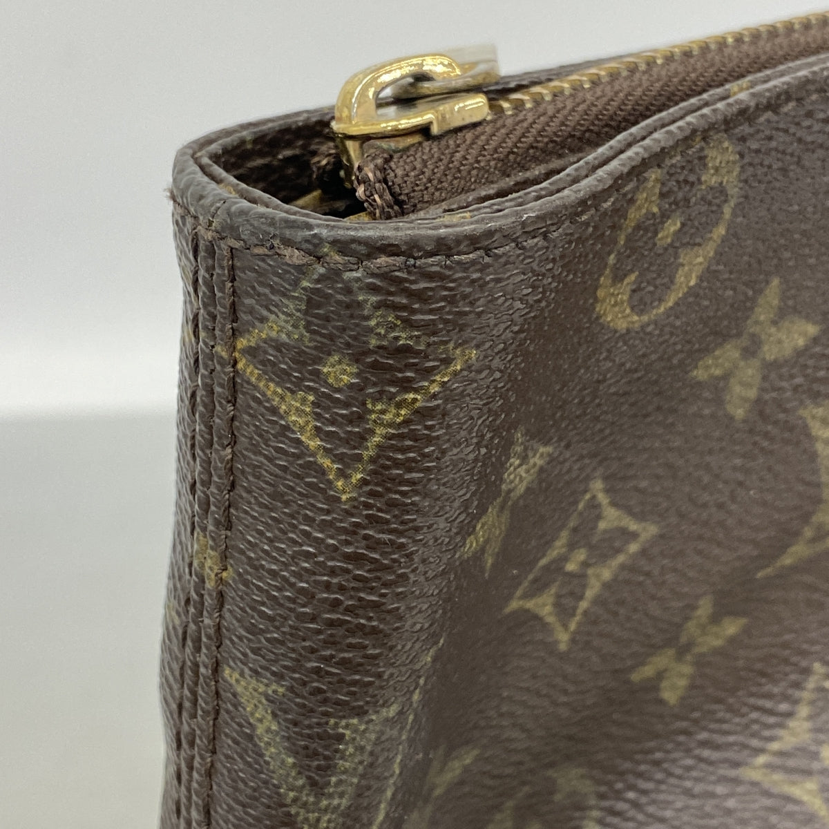 【6hd4359】ルイヴィトン トートバッグ モノグラム カバメゾ M51151 ブラウン【中古】レディース