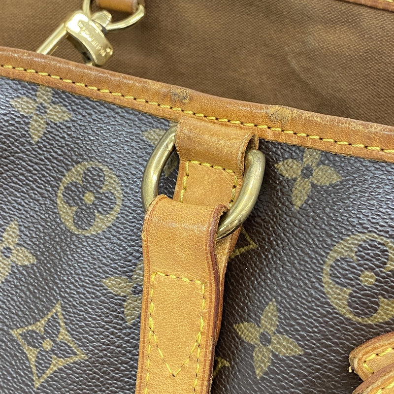 【6hd4360】ルイヴィトン トートバッグ モノグラム バティニョールオリゾンタル M51154 ブラウン【中古】レディース