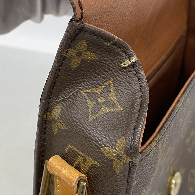 【6hd4361】ルイヴィトン ショルダーバッグ モノグラム サンクルーGM M51242 ブラウン【中古】レディース
