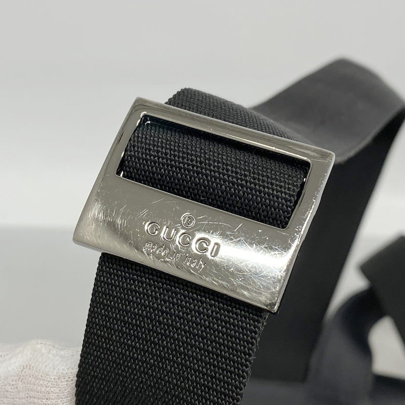 【6hd4366-k】グッチ リュック・デイパック 003 023 キャンバス ブラック シルバー金具【中古】レディース