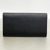 【6hd4372-k】ルイヴィトン 長財布 エピ ポシェットポルトモネクレディ M63572 ノワール【中古】レディース