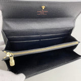 【6hd4372-k】ルイヴィトン 長財布 エピ ポシェットポルトモネクレディ M63572 ノワール【中古】レディース