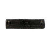 【6hd4375】ルイヴィトン ハンドバッグ クロコダイル ブラック SPO【中古】レディース