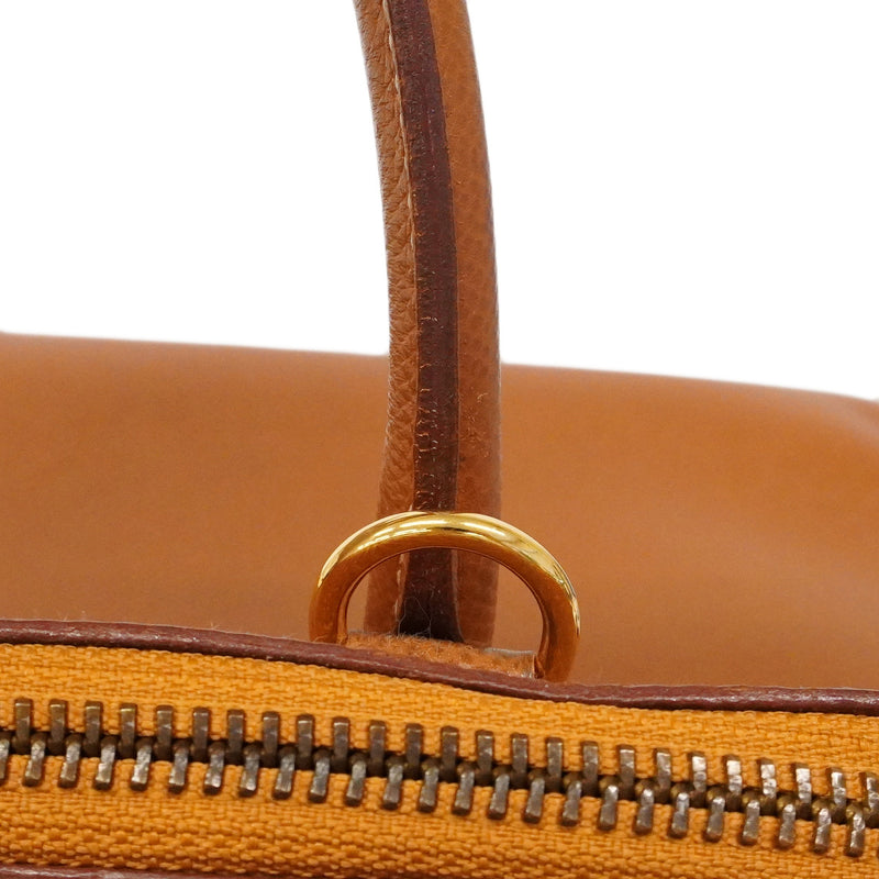 【6hd4376】エルメス ハンドバッグ ボリード35 クシュベル ゴールド ゴールド金具 □A刻印 2wayバック【中古】レディース