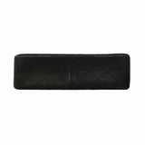 【6hd4379】シャネル ショルダーバッグ マトラッセ Wフラップ Wチェーン ラムスキン ブラック ゴールド金具【中古】レディース