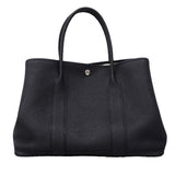 【6hd4382】エルメス トートバッグ ガーデンパーティPM ネゴンダ ブルーニュイ シルバー金具 B刻印【中古】メンズ レディース ユニセックス