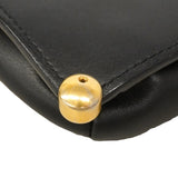 【6hd4386】シャネル ショルダーバッグ マトラッセ レザー ブラック ゴールド金具【中古】レディース
