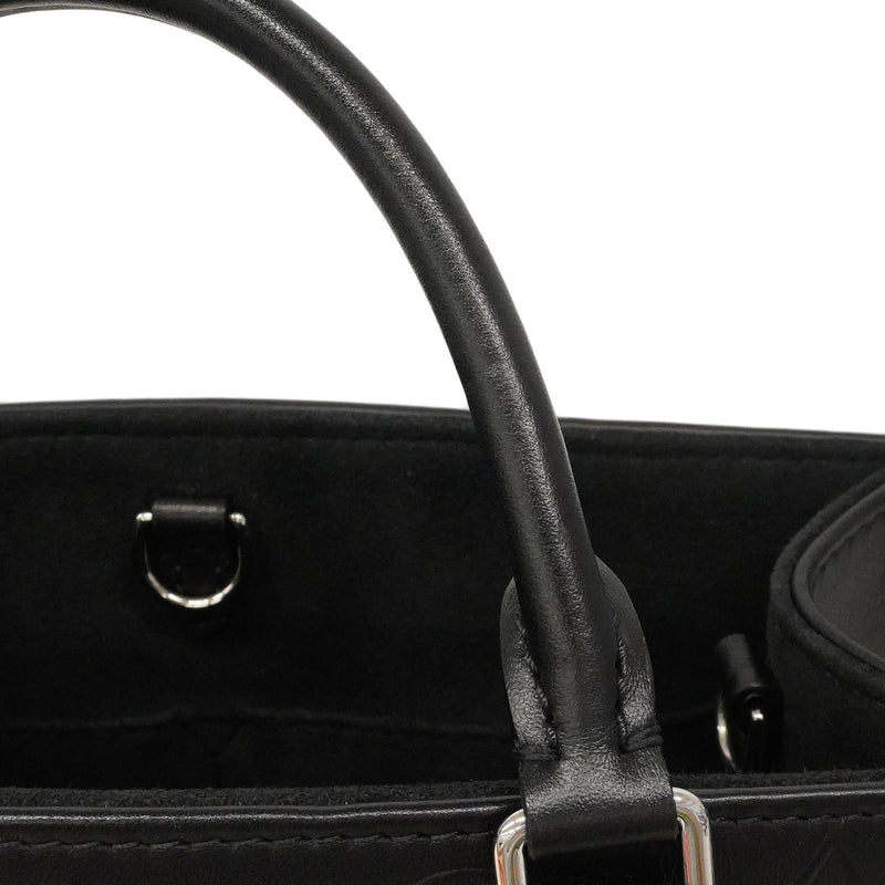 【6hd4388】ルイヴィトン ハンドバッグ モノグラム ボールド オンザゴーPM M14576 ブラック 2wayバック【中古】レディース