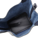 【6hd4389】エルメス ハンドバッグ ピコタンロックPM トリヨンクレマンス ブルーアンクル シルバー金具 K刻印【中古】レディース