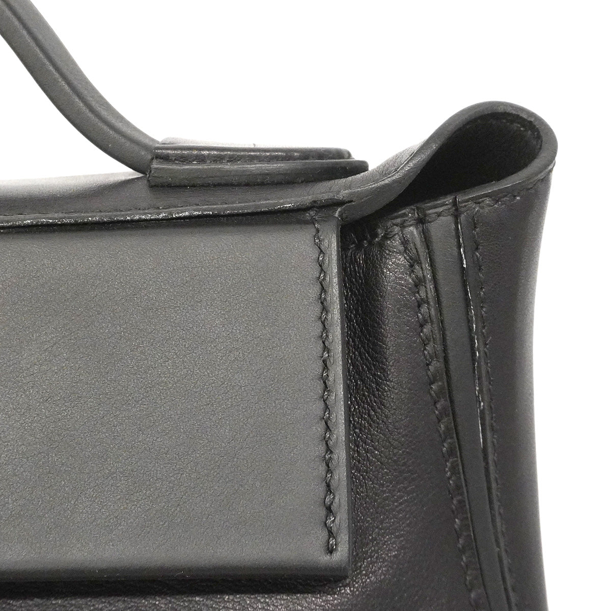 【6hd4390】エルメス ハンドバッグ サックヴァンキャトル21 スイフト ブラック ゴールド金具 W刻印 2wayバック【中古】レディース