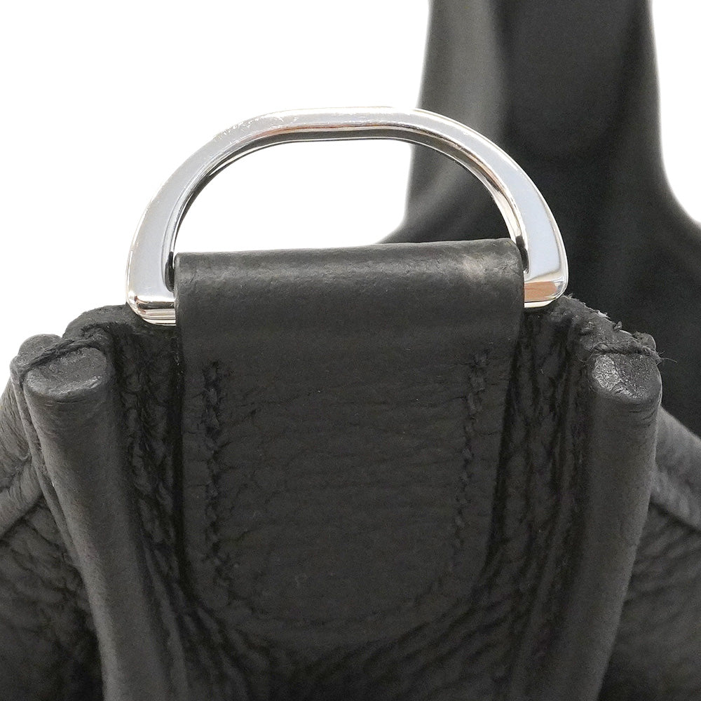 【6hd4391】エルメス ショルダーバッグ エヴリン3PM トリヨンクレマンス ブラック シルバー金具 K刻印【中古】レディース