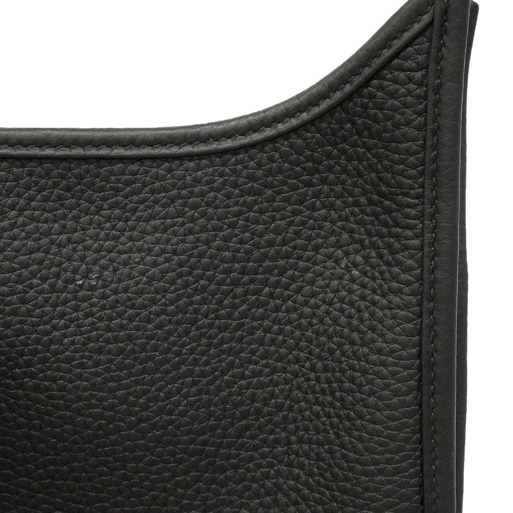 【6hd4391】エルメス ショルダーバッグ エヴリン3PM トリヨンクレマンス ブラック シルバー金具 K刻印【中古】レディース