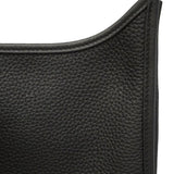 【6hd4391】エルメス ショルダーバッグ エヴリン3PM トリヨンクレマンス ブラック シルバー金具 K刻印【中古】レディース