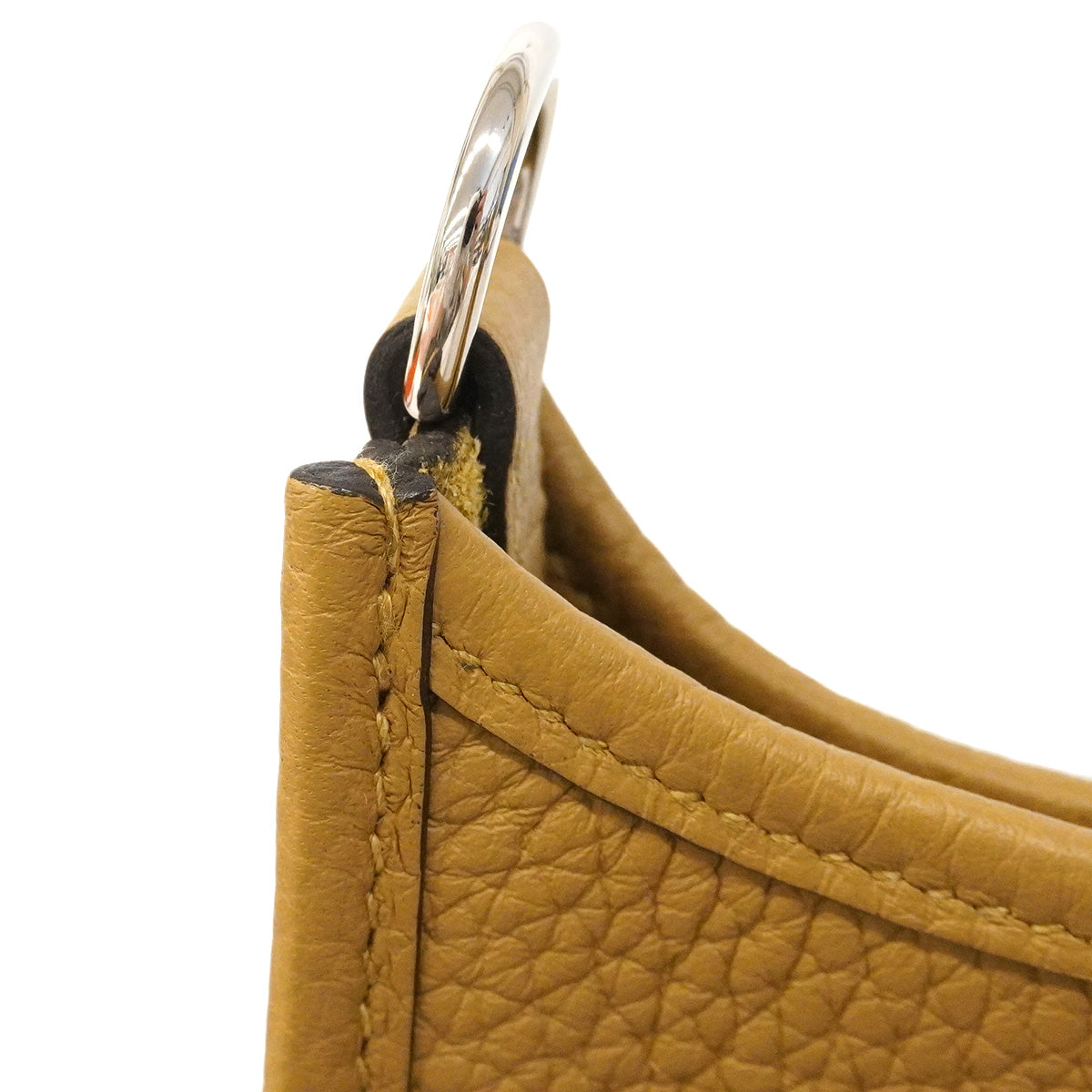 【6hd4393】エルメス ショルダーバッグ エヴリンTPM トリヨンクレマンス デュンヌ シルバー金具 G刻印【中古】レディース
