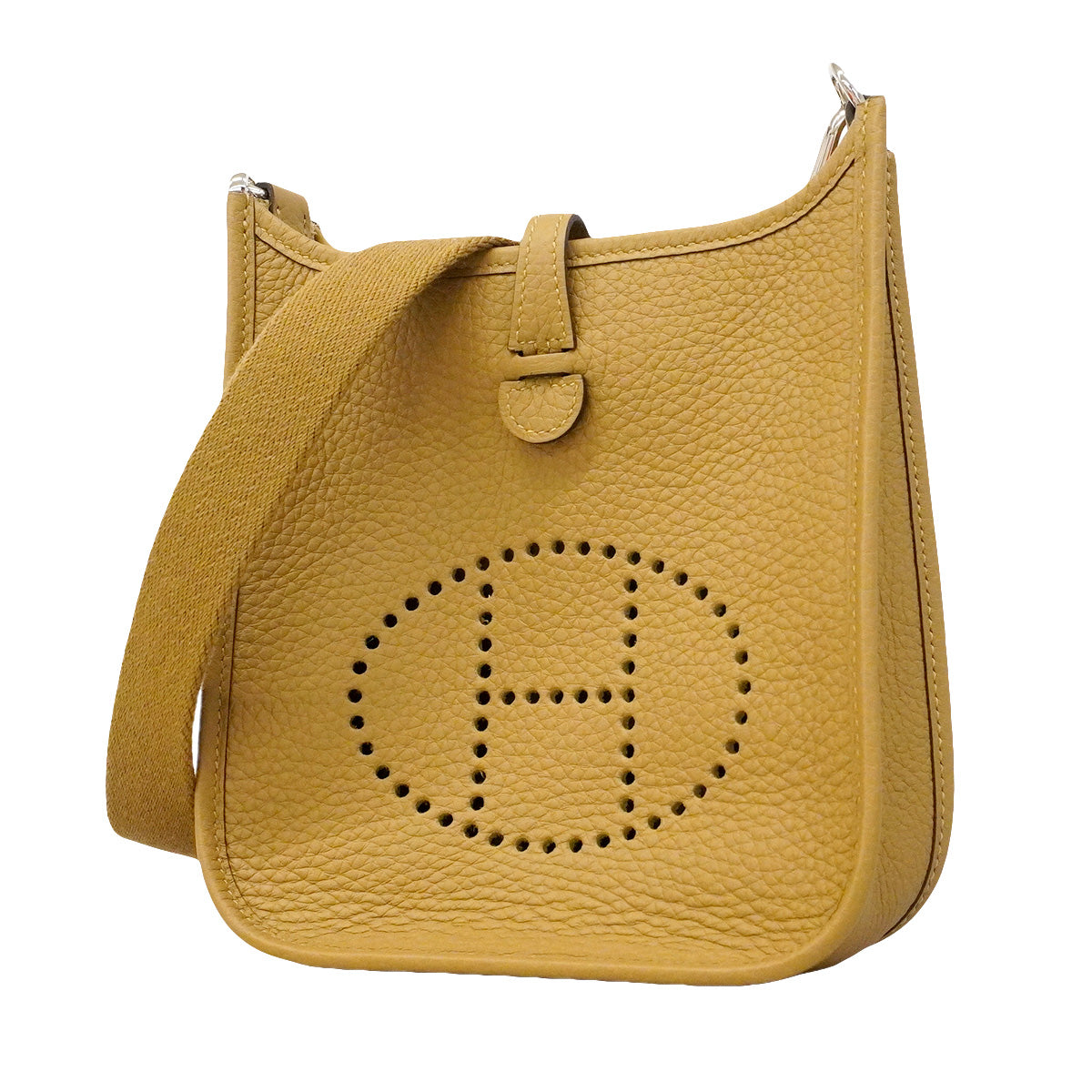 【6hd4393】エルメス ショルダーバッグ エヴリンTPM トリヨンクレマンス デュンヌ シルバー金具 G刻印【中古】レディース
