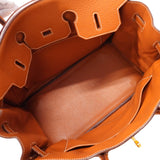 【6hd4394】エルメス ハンドバッグ バーキン35 トリヨンクレマンス ナチュラル ゴールド金具 □I刻印【中古】レディース