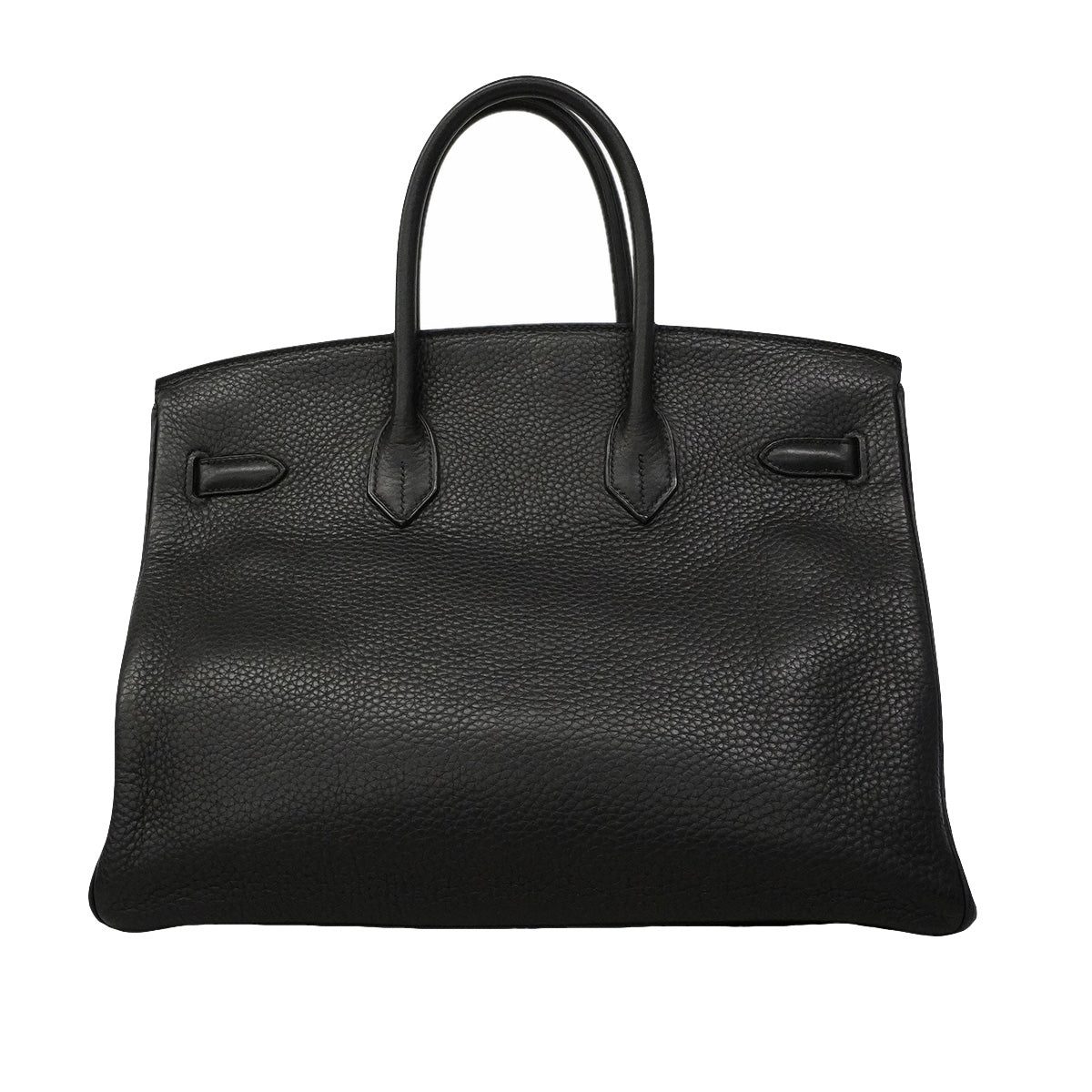 【6hd4395】エルメス ハンドバッグ バーキン35 トゴ ブラック シルバー金具 □L刻印【中古】レディース