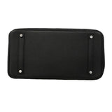 【6hd4395】エルメス ハンドバッグ バーキン35 トゴ ブラック シルバー金具 □L刻印【中古】レディース