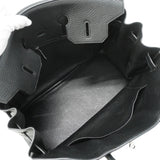 【6hd4395】エルメス ハンドバッグ バーキン35 トゴ ブラック シルバー金具 □L刻印【中古】レディース