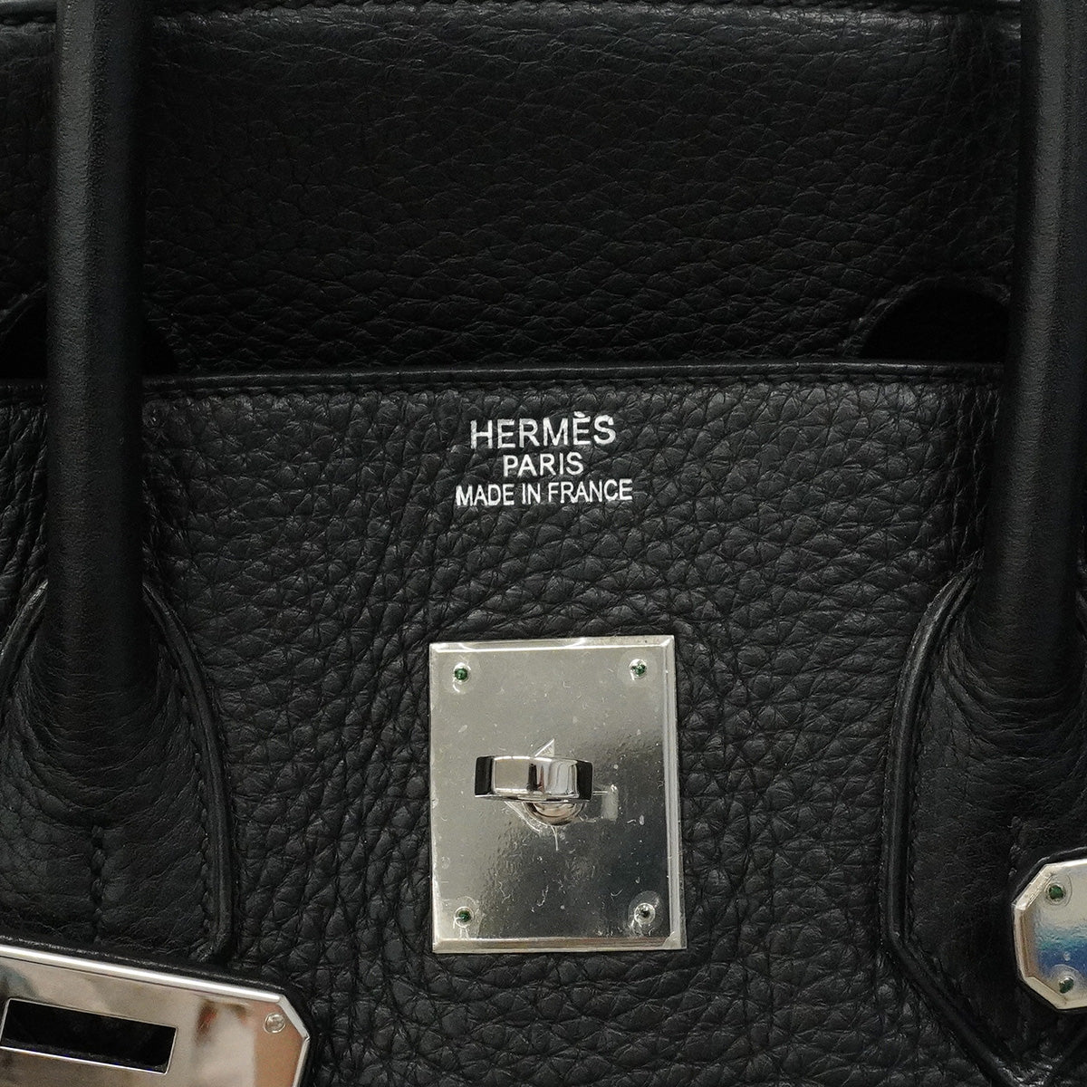 【6hd4395】エルメス ハンドバッグ バーキン35 トゴ ブラック シルバー金具 □L刻印【中古】レディース