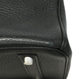 【6hd4395】エルメス ハンドバッグ バーキン35 トゴ ブラック シルバー金具 □L刻印【中古】レディース