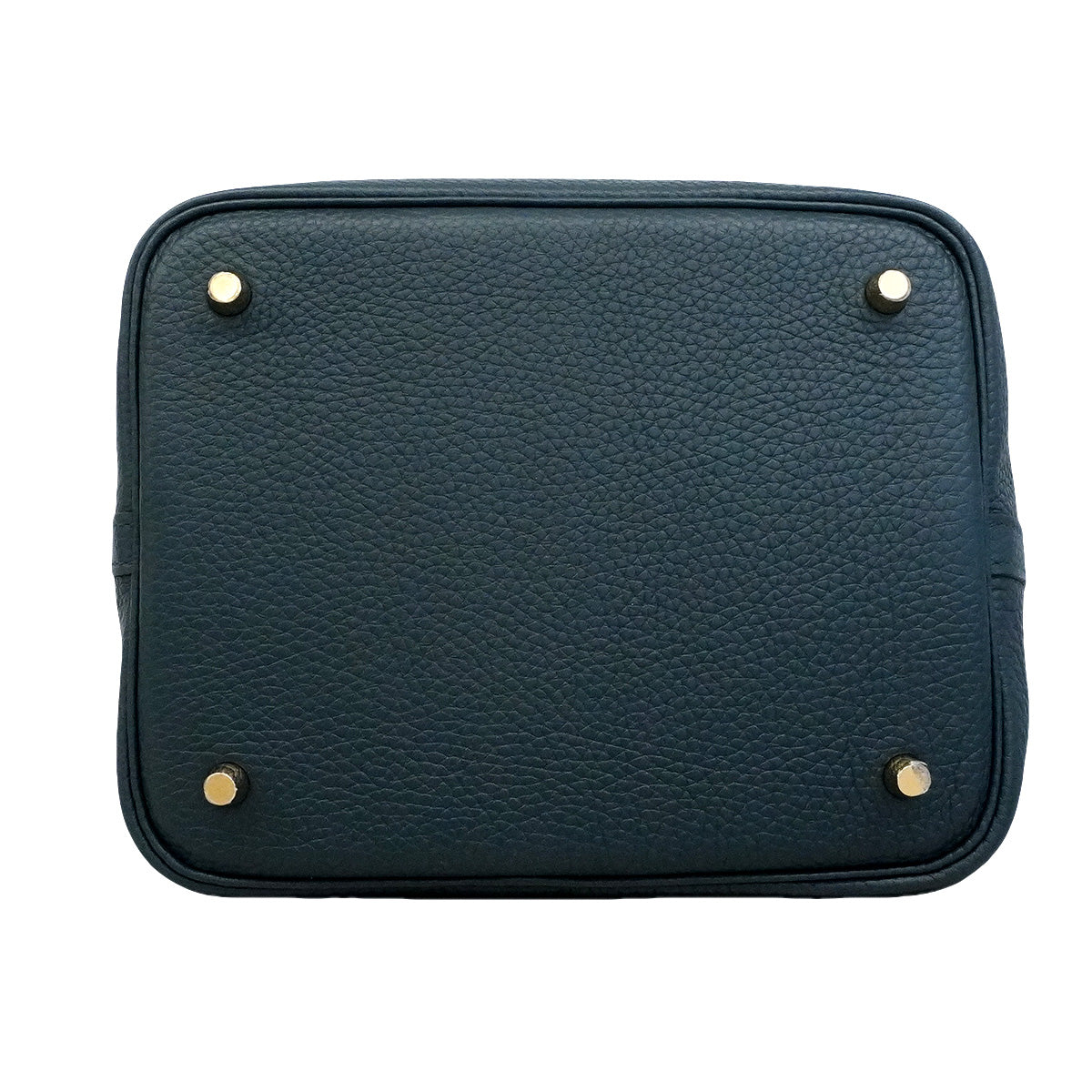 【6hd4400】エルメス ハンドバッグ ピコタンロックMM トリヨンクレマンス ヴェールシプレス ゴールド金具 Y刻印【中古】レディース