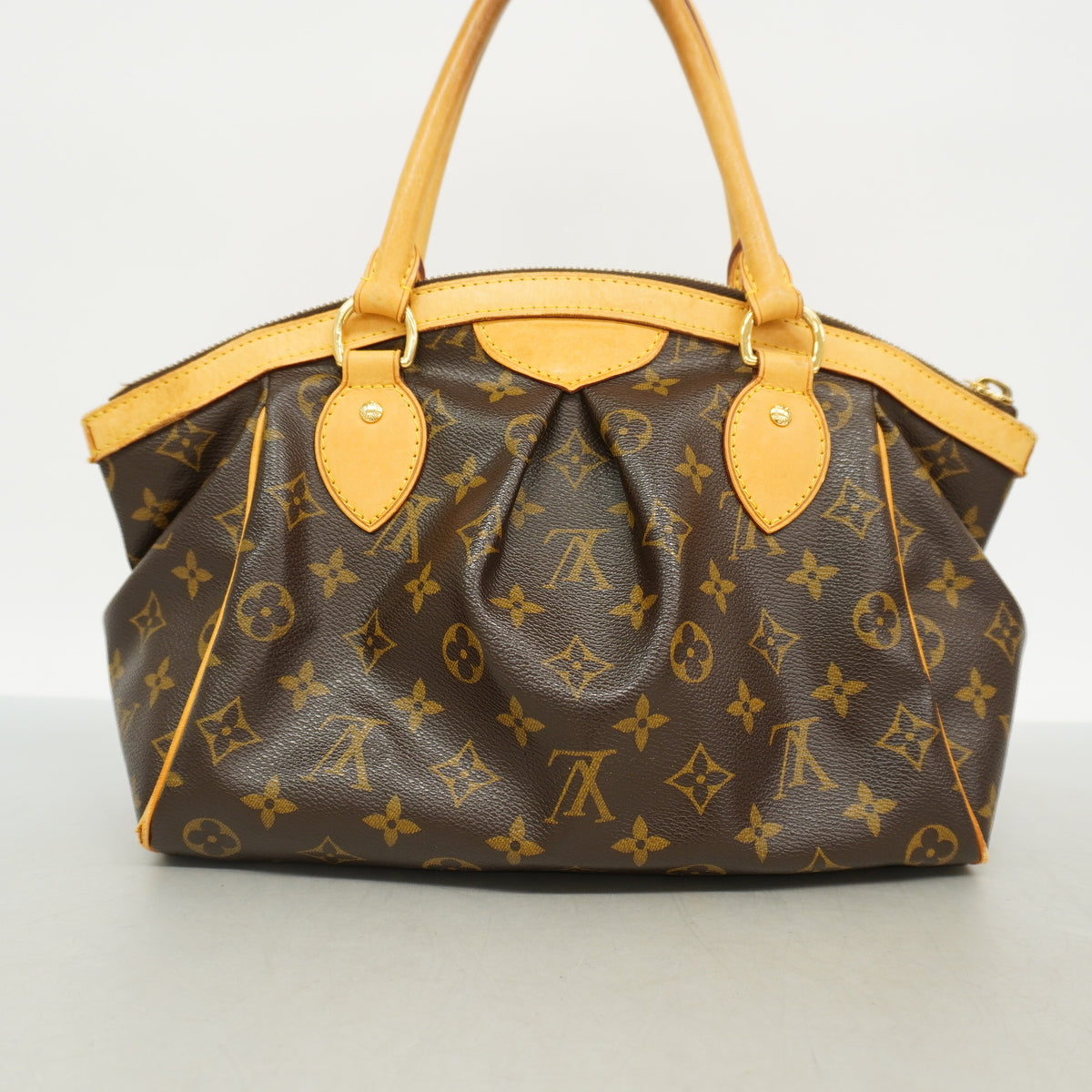 【6he4409】ルイヴィトン ハンドバッグ モノグラム ティヴォリPM M40143 ブラウン【中古】レディース