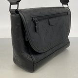 【6he4425】ルイヴィトン ショルダーバッグ モノグラム・シャドウ パルスメッセンジャー M14874 ブラック【中古】メンズ