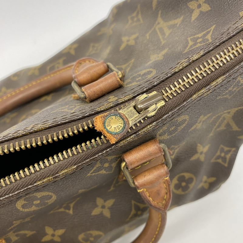 【6he4431】ルイヴィトン ハンドバッグ モノグラム スピーディ30 M41108 ブラウン【中古】レディース