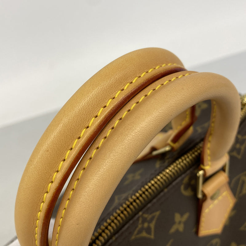 【6he4432】ルイヴィトン ハンドバッグ モノグラム スピーディ25 M41109 ブラウン【中古】レディース